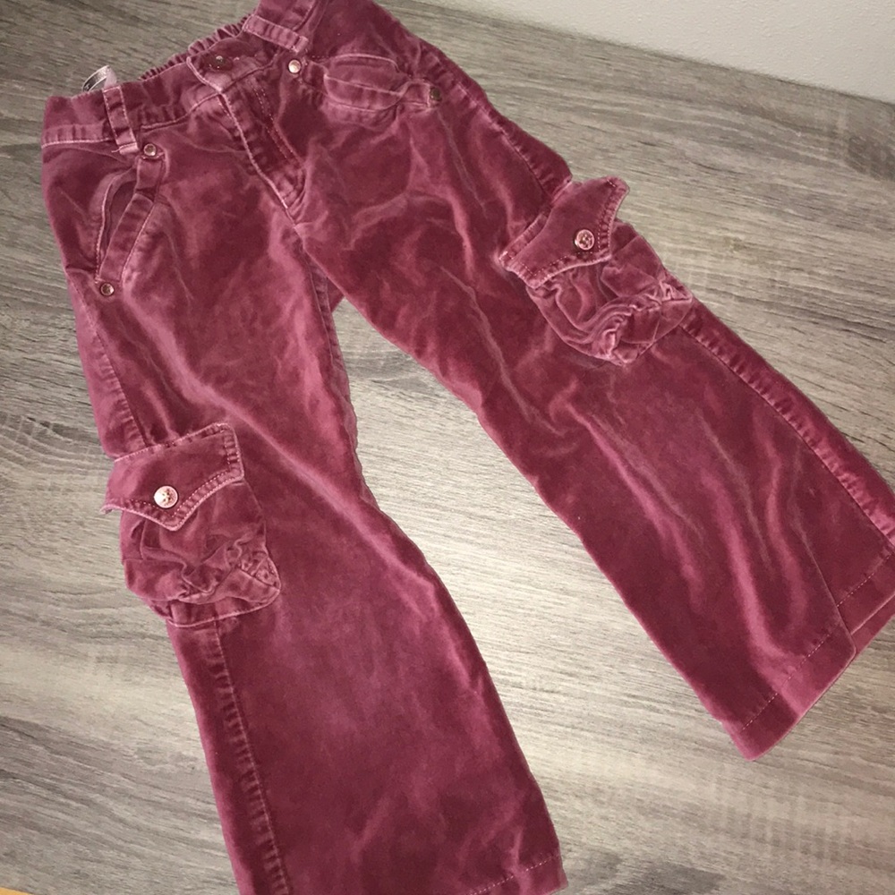 Velvet girls pants